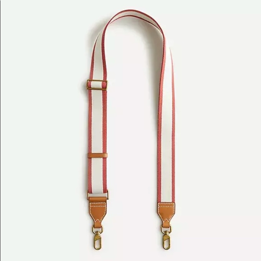 NWT J crew canvas bag strap